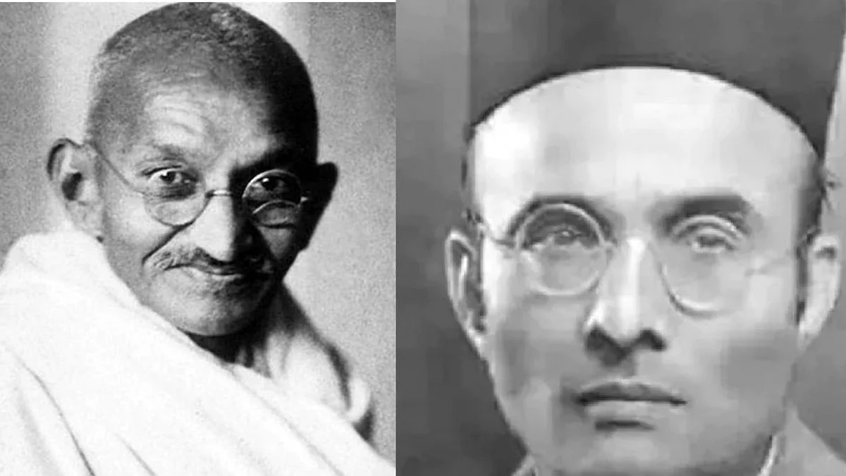 mahatma gandhi asked veer savarkar to file mercy plea to british defence minister rajnath singh claim book launch
