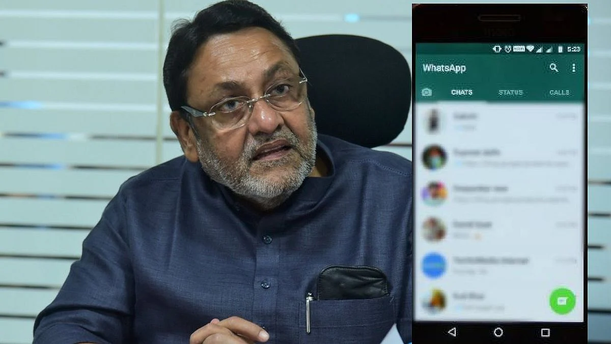 नवाब मलिकांनी शेअर केले किरण गोसावी आणि खबऱ्यातील चॅट्स...