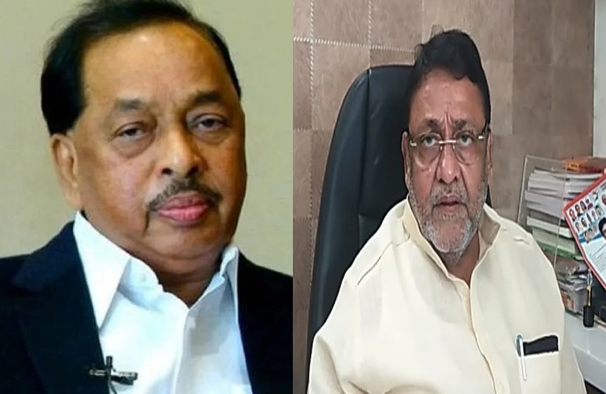 नारायण राणे डरपोक, घाबरून भाजपमध्ये गेले नवाब मलिक यांचं प्रत्युत्तर