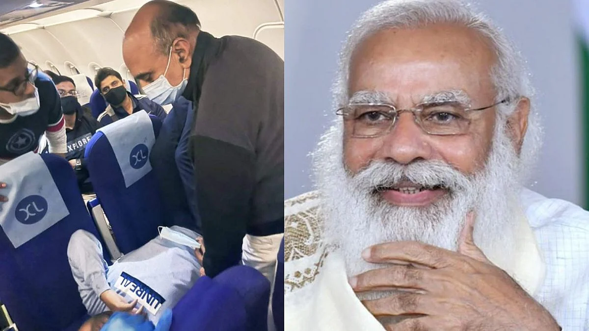विमानातील प्रवाशासाठी भागवत कराड ठरले देवदूत; मोदींनी केलं तोंडभरून कौतुक