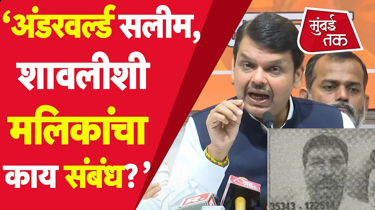 नवाब मलिक यांचे अंडरवर्ल्ड शावली खान, सलीम पटेलशी काय संबंध, देवेंद्र फडणवीस यांचा सवाल