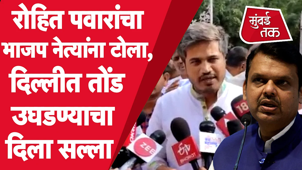 रोहित पवारांचा भाजपला टोला, दिल्लीत तोंड उघडण्याचा दिला सल्ला