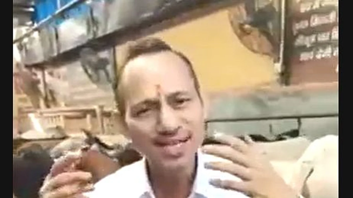 haryana karnal doctor manoj mittal consumes cow dung video goes viral