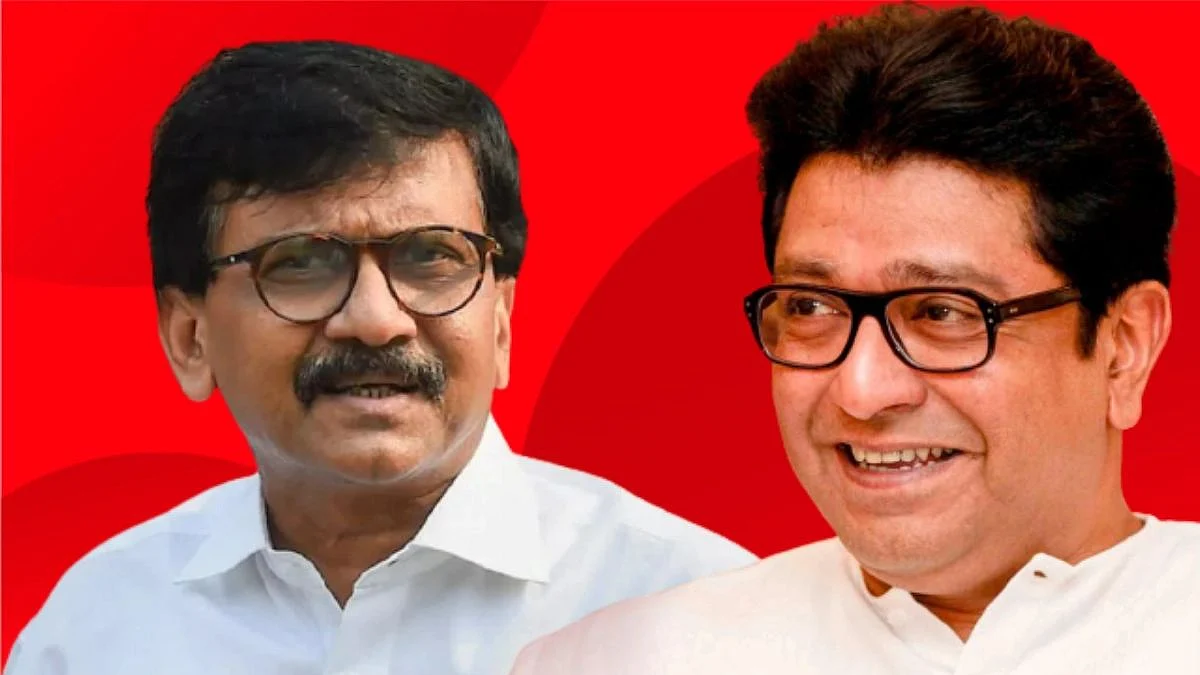 shiv sena leader sanjay raut met mns chief raj thackeray daughter wedding invitation shivatirtha dadar mumbai