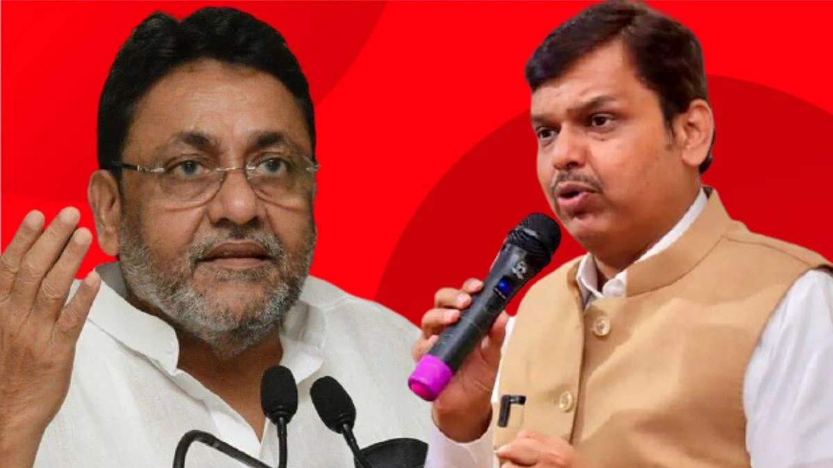 Malik Vs Fadnavis: फडणवीसांच्या डुकराबाबतच्या ट्विटला नवाब मलिकांचं उत्तर, काढली भाजपची संस्कृती