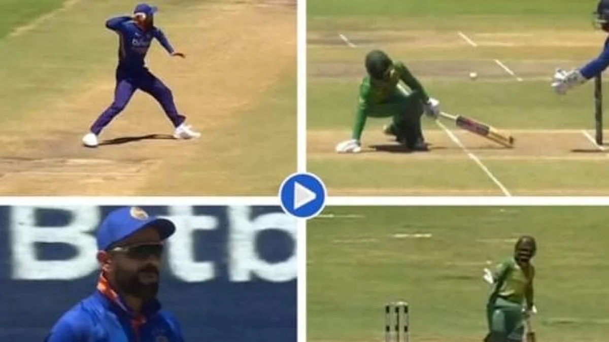 कॅप्टन्सी गेल्यानंतरही Virat ची आक्रमकता कायम, आफ्रिकन कॅप्टनशी घेतला पंगा; पाहा व्हिडीओ