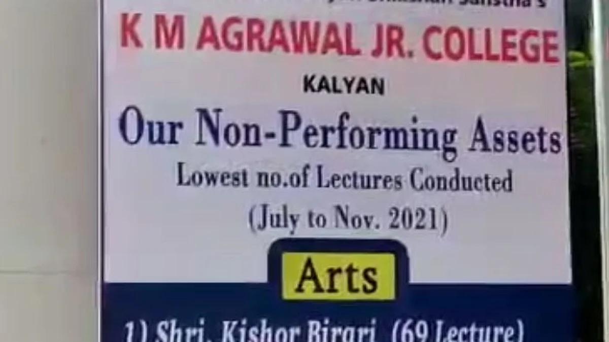 असंं पहिल्यांदाच घडलं.. स्वत: कॉलेजनं कमी लेक्चर घेणाऱ्या शिक्षकांची नावं कॉलेजबाहेर झळकवली!