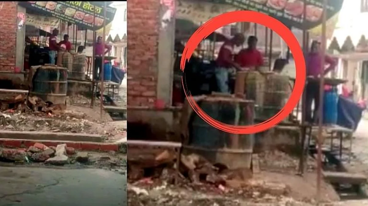 थुंकी लावून पोळ्या लाटतानाचा व्हीडिओ व्हायरल, घृणास्पद कृत्य कॅमेरात कैद, सहा जणांना अटक