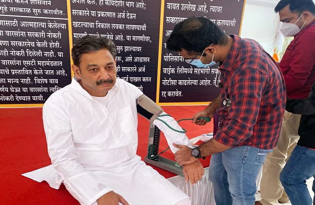 संभाजीराजे छत्रपतींची प्रकृती बिघडली, डॉक्टरांकडून रूग्णालयात भरती होण्याचा सल्ला