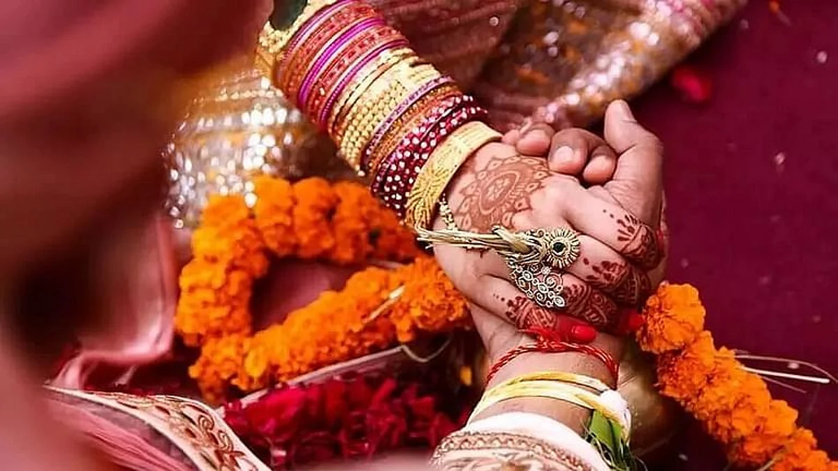 triplets sisters proposed to young man three wives wedding viral story