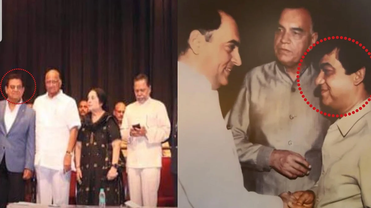 युसुफ लकडवालाचे शरद पवार- राजीव गांधींशीही संबंध, फोटो दाखवत मोहित कंबोज यांचा आरोप