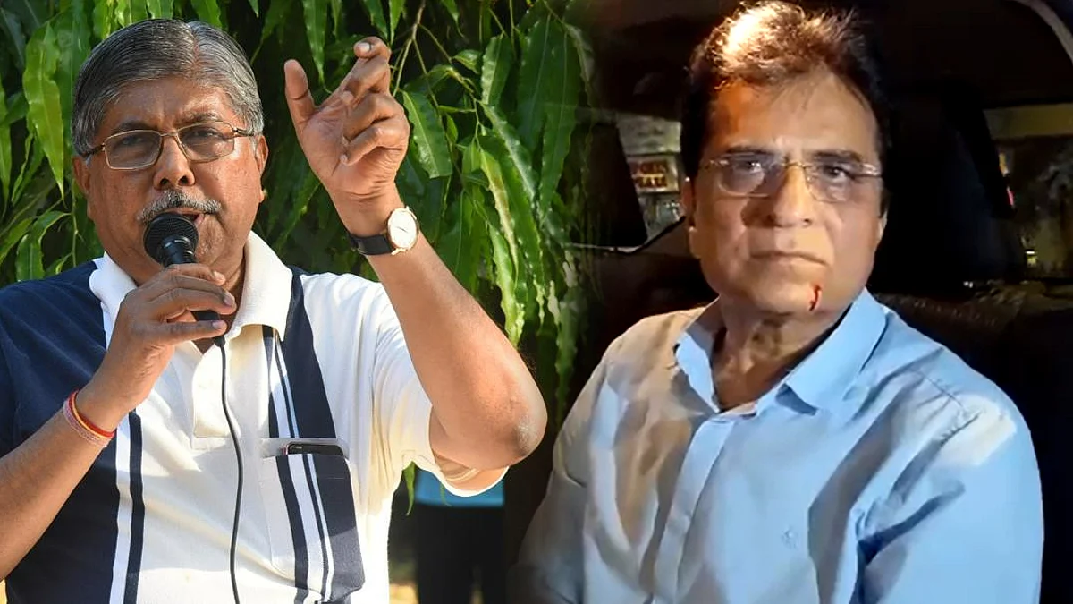 Attack on Kirit Somaiya : 'राज्यात हुकुमशाही आलीये का?'; चंद्रकांत पाटलांचं सरकारवर टीकास्त्र