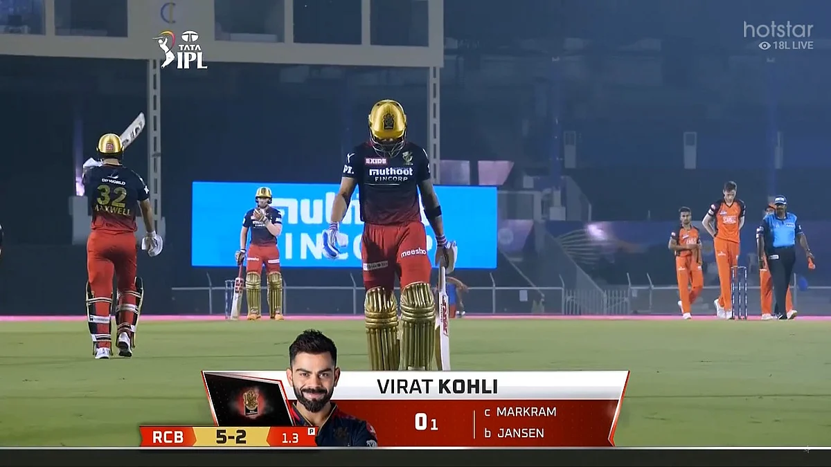IPL 2022 : विराट कोहली शून्यावर आऊट, सोशल मीडियावर क्रिकेट फॅन्सच्या क्रिएटीव्हीटीला बहर