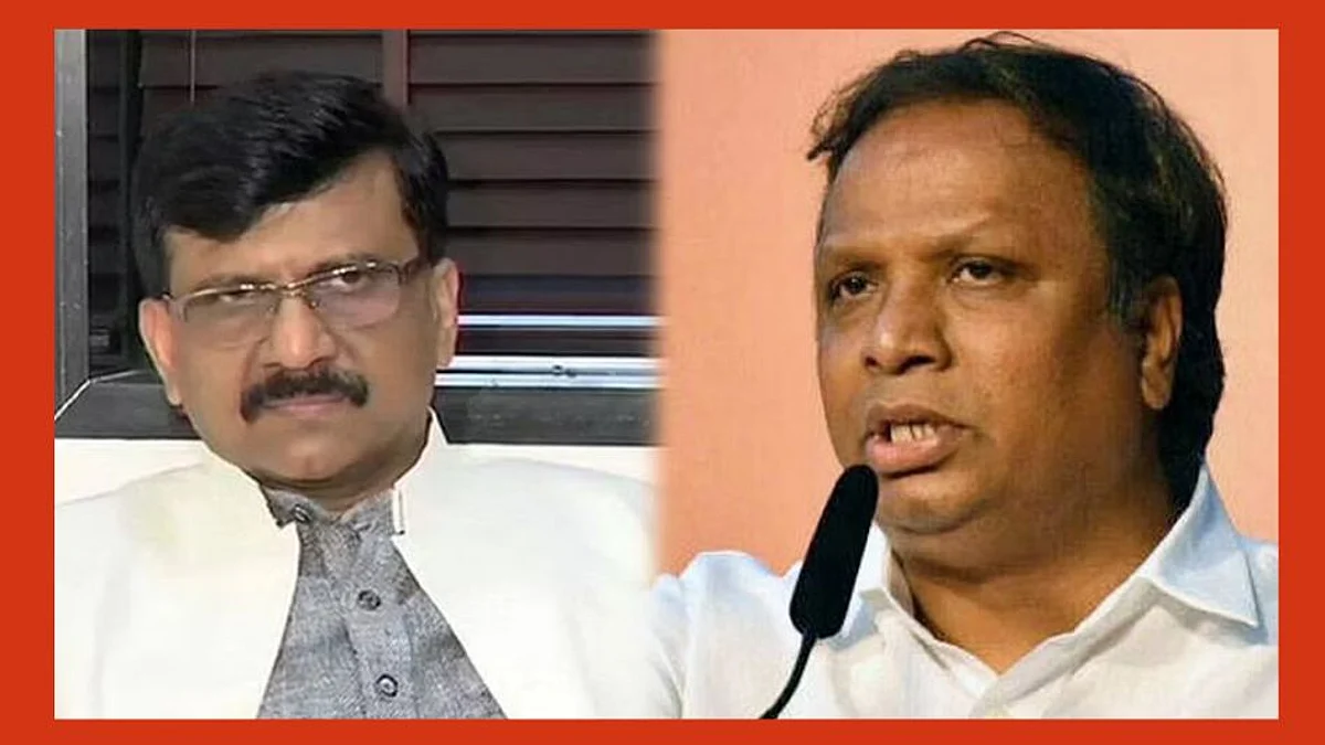 bjp leader ashish shelar and sanjay raut