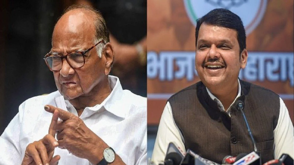 This is a good thing if leaders believe in God Says Devendra Fadnavis About Sharad Pawar