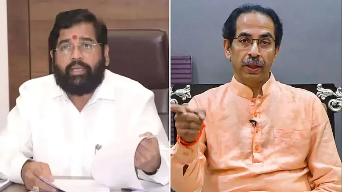 CM उद्धव ठाकरेंच्या भाषणाला एकनाथ शिंदेंनी दिलं प्रत्यत्तुर, म्हणाले...