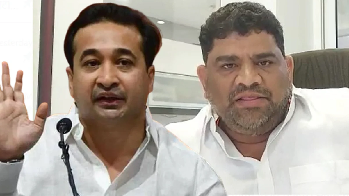 आमदार नितेश राणे आणि आमदार वैभव नाईक