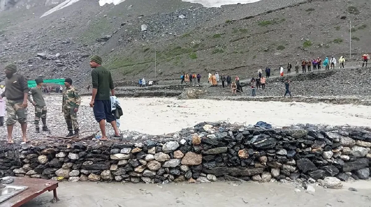 15 killed, at least 40 missing after cloudburst near Amarnath cave; rescue ops underway