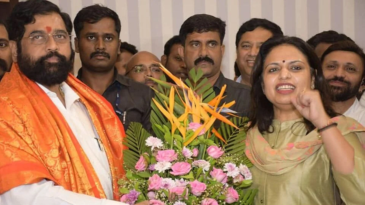 Sheetal Mhatre joins Eknath Shinde Camp