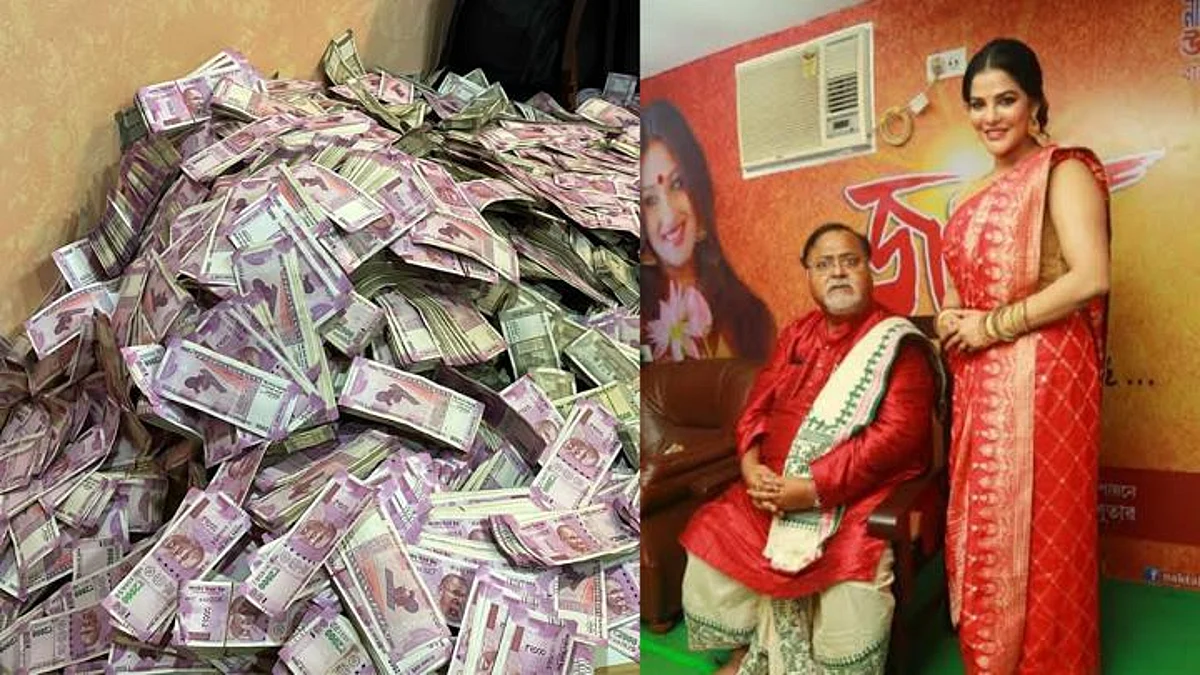 Arpita Mukherjee, who is close to the minister Parth Chatarjee