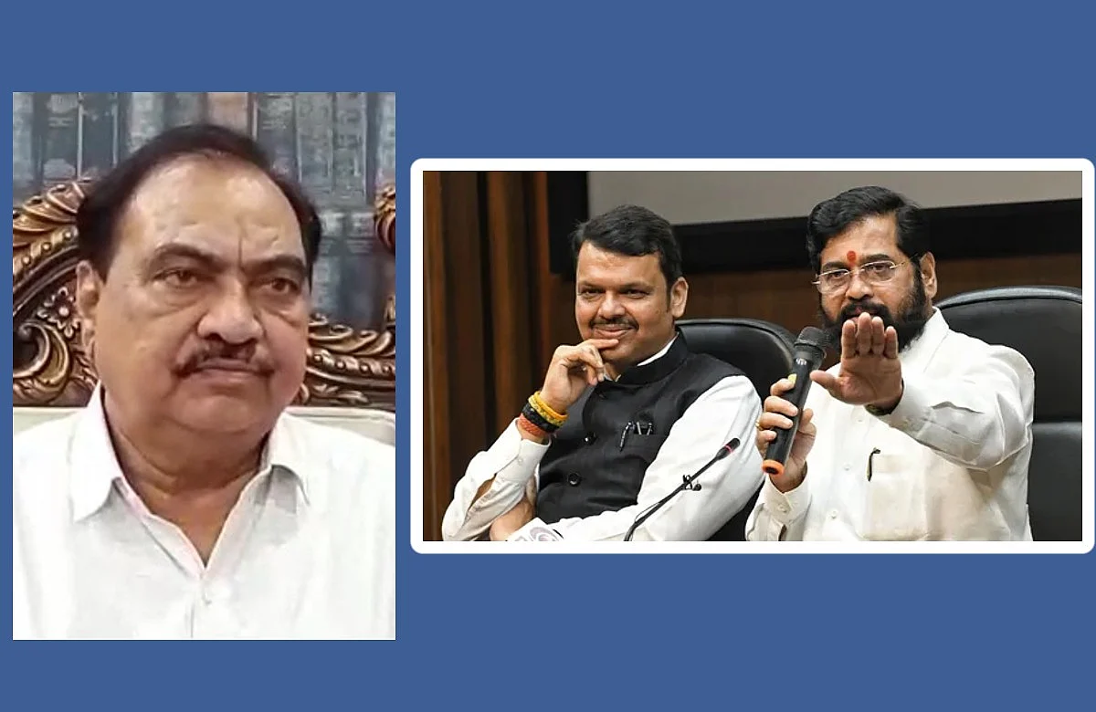The Shinde Fadnavis government in Maharashtra can collapse anytime Says Eknath Khadse
