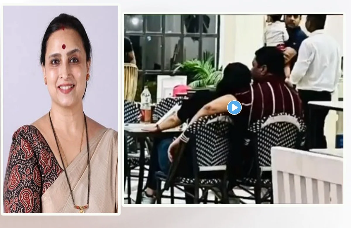 BJP Leader Chitra Wagh Tweets Nana Patole Video in cherapunji hotel and Criticized him