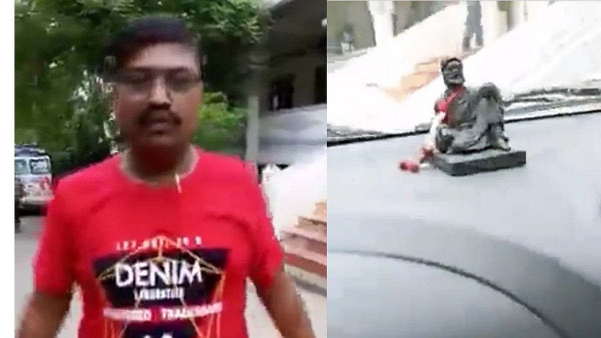 गाडीतील शिवरायांची मुर्ती पाहून पुढे जाऊ दिले नाही; तिरुपती बालाजीच्या चेकपोस्टवरती नेमकं काय घडलं?