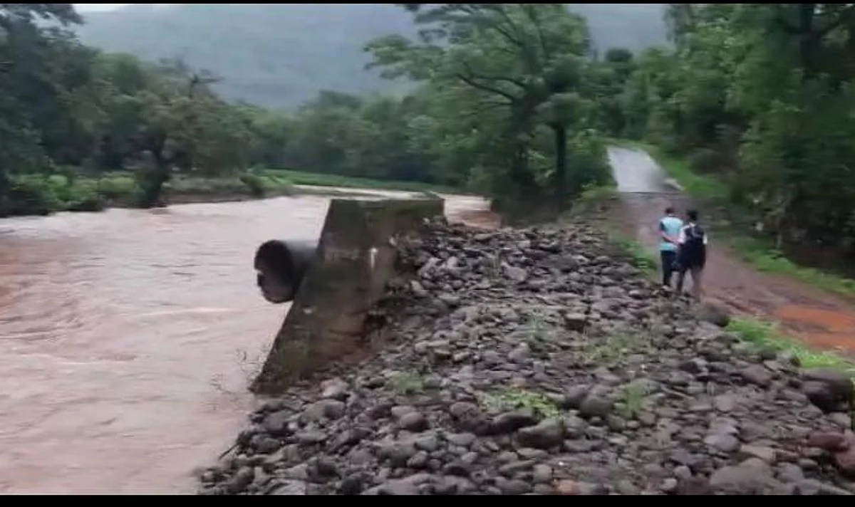 महाबळेश्वरमध्ये पावसाचा हाहाकार