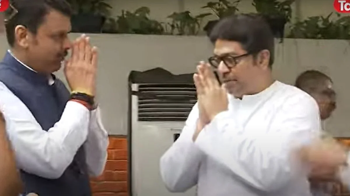 BJP Leader and Deputy CM Devendra Fadnavis Meets Raj Thackeray Today