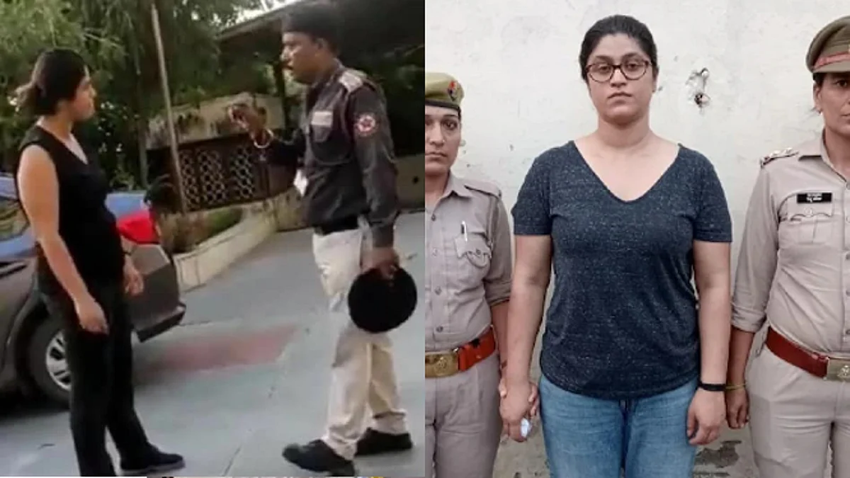 Bhaavya Roy noida woman viral video