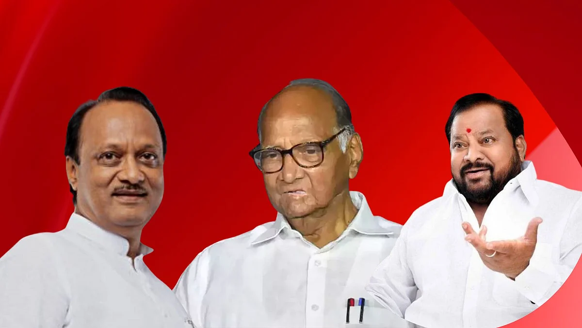 शहाजीबापू पाटलांची अजित पवारांवर मिमिक्री करत टीका तर शरद पवारांची स्तुती