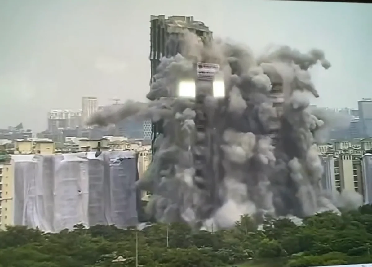 Tween tower demolished