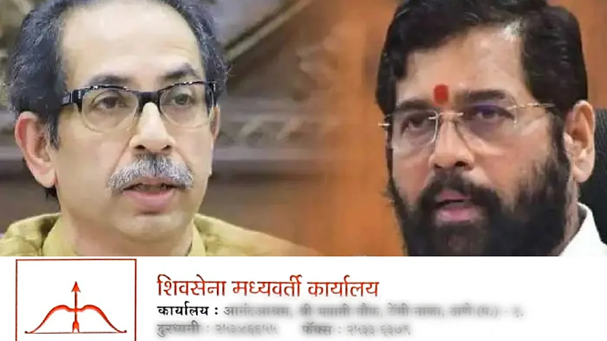 Shiv sena bhavan : eknath shinde, uddhav thackeray