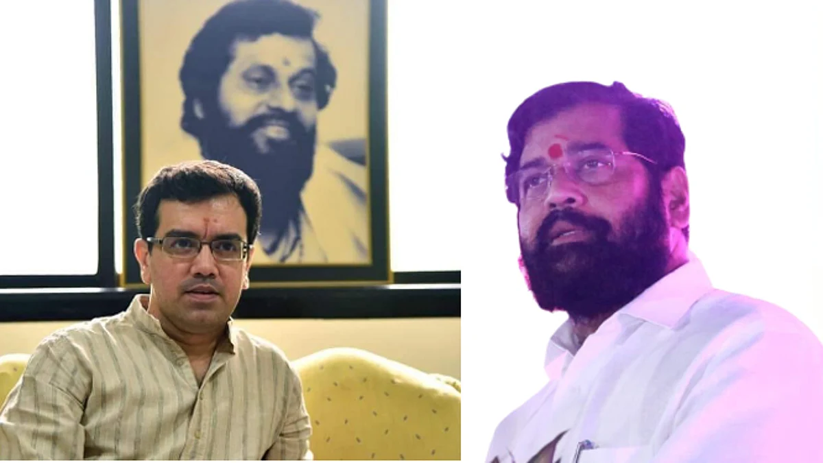 ठाण्याचे शिवसेना जिल्हाप्रमुख केदार दिघे यांनी एकनाथ शिंदेंना दिला सल्ला
