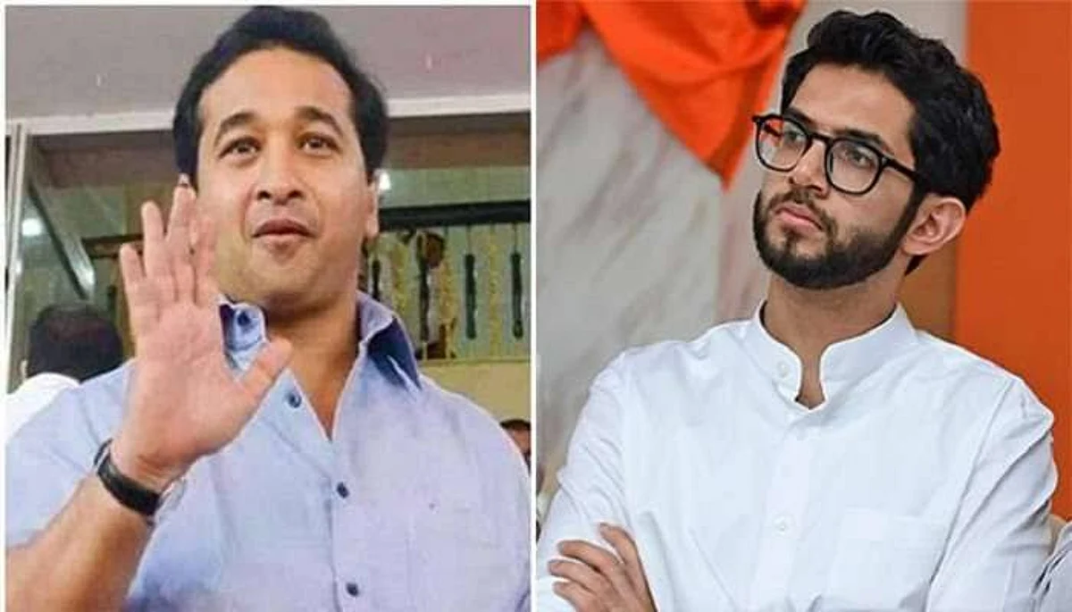 Nitesh rane on aditya Thackeray