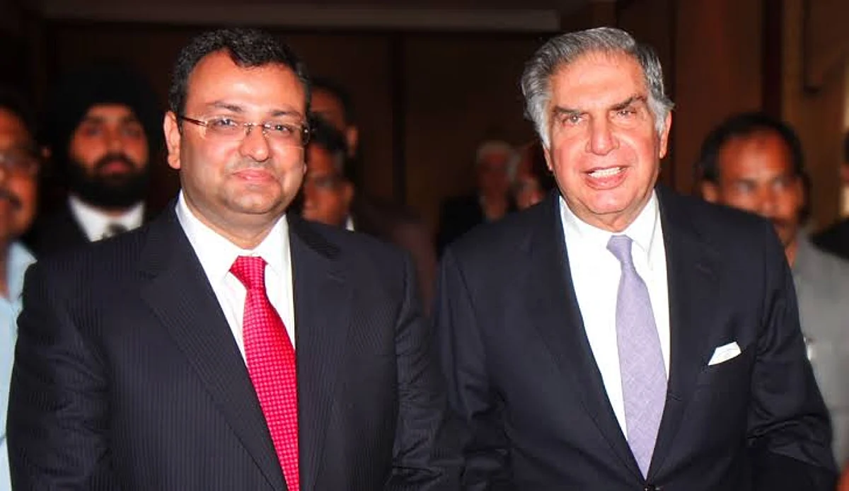 Cyrus mistry and ratan tata file photo
