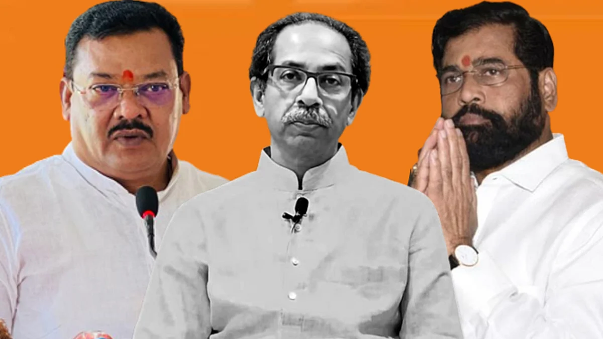 MLA sanjay shirsat, shiv sena party chief uddhav thackeray and chief minister eknath shinde