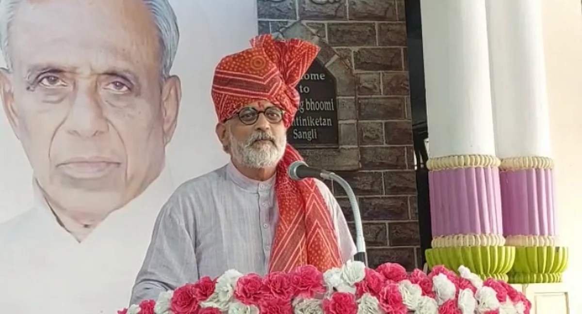 Tushar Gandhi in sangali program