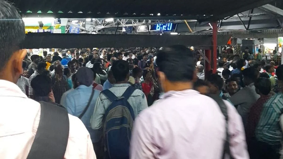 Break to Mumbai due to rain! Where is the situation due to disruption of Central Railway? Read the detailed news