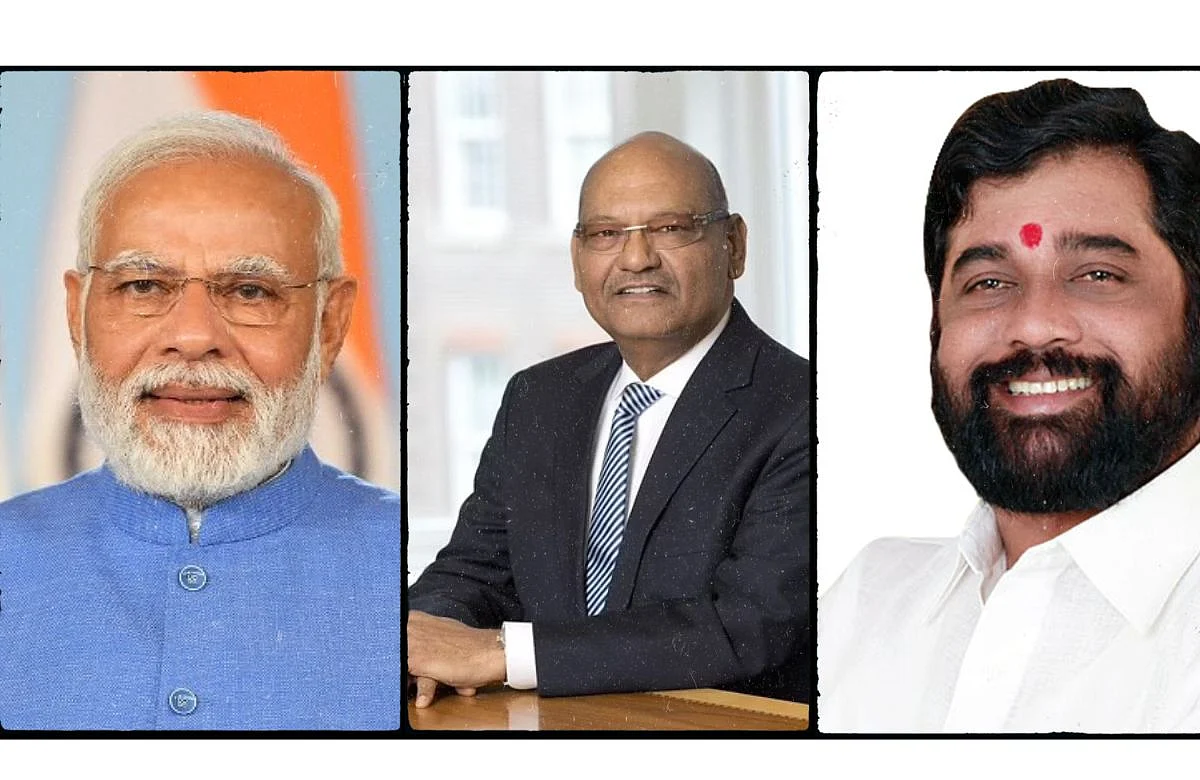 Narendra Modi - Anil Agrwal - Eknath shinde