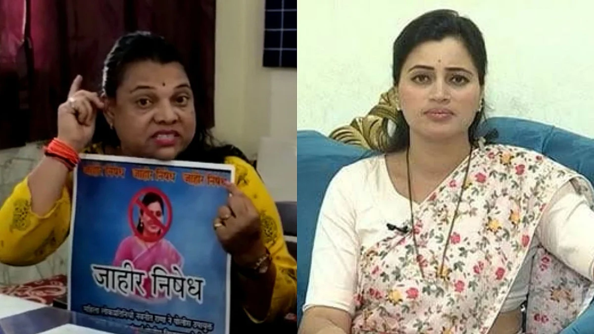 'पोलिसांची माफी माग, नाहीतर तुला...;' नवनीत राणांना पोलीस पत्नीने दिला इशारा