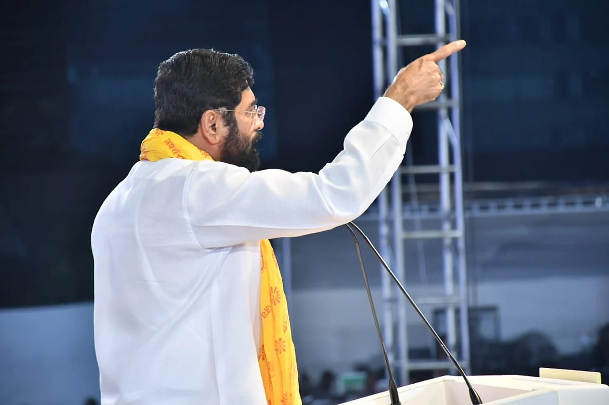 Dasara Melava Eknath Shinde Speech Was Scripted by BJP And RSS Says Amol Mitkari In his Tweets
