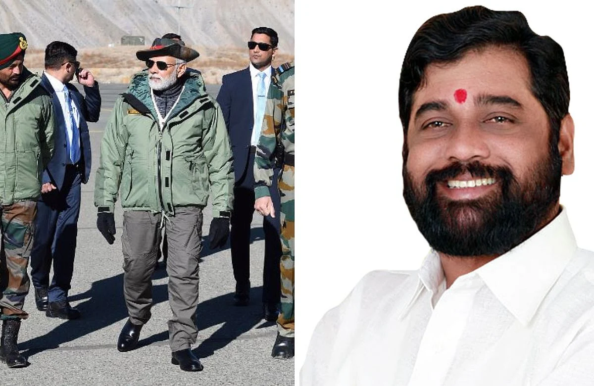 Narendra Modi - Eknath shinde