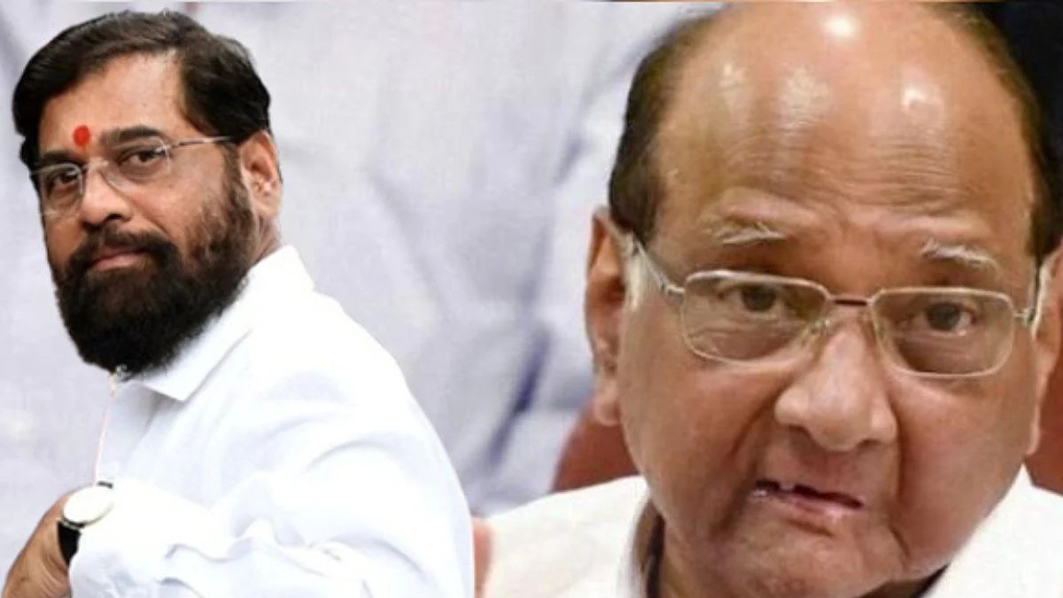 Sharad Pawar - Eknath shinde