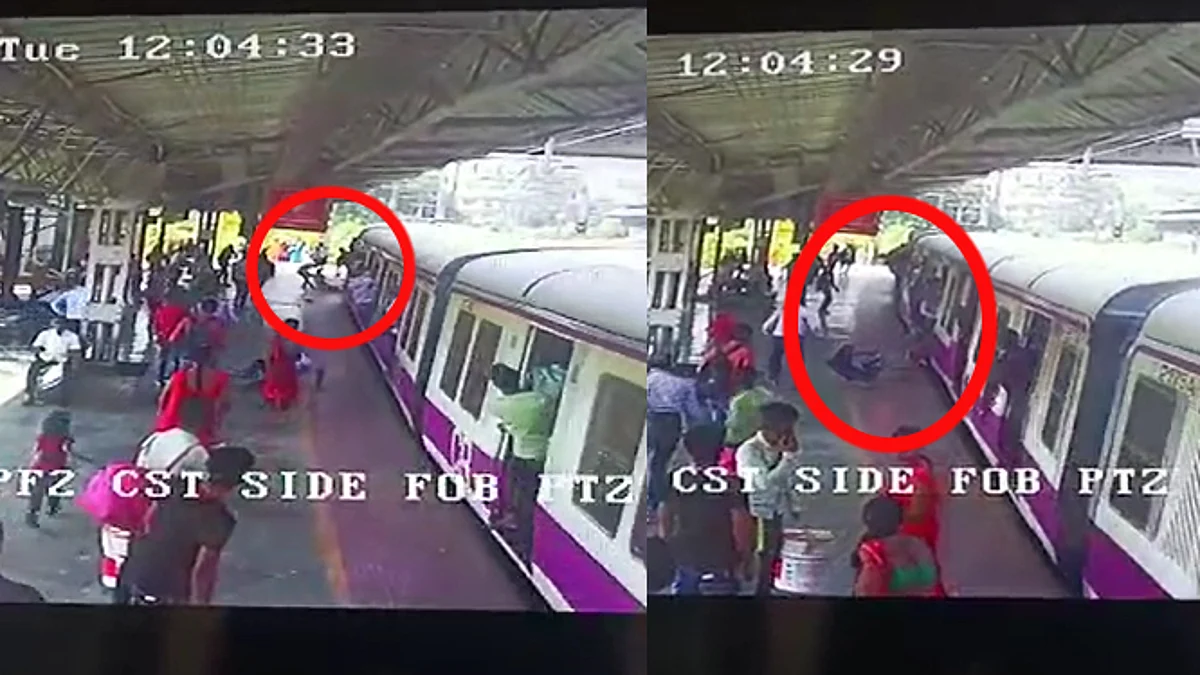 Mumbai Local : RPF Jawans Save Lives of Woman and Her Child