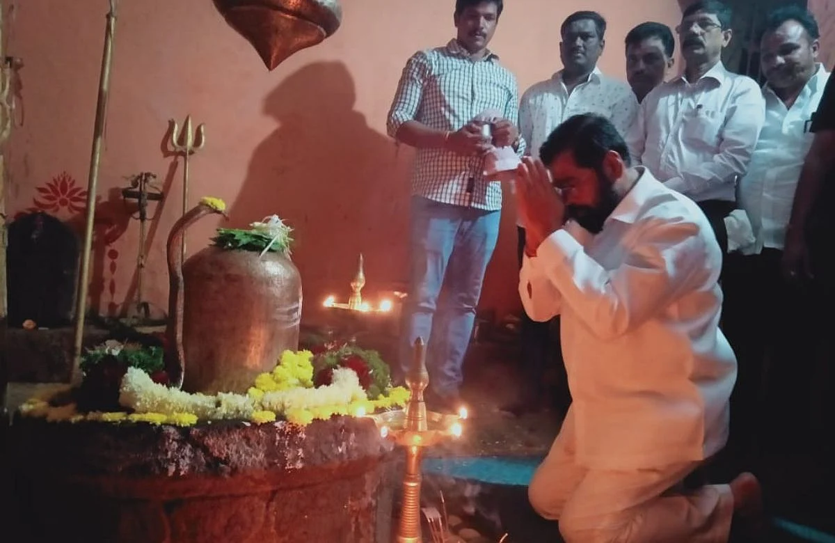 Eknath shinde in Satara district