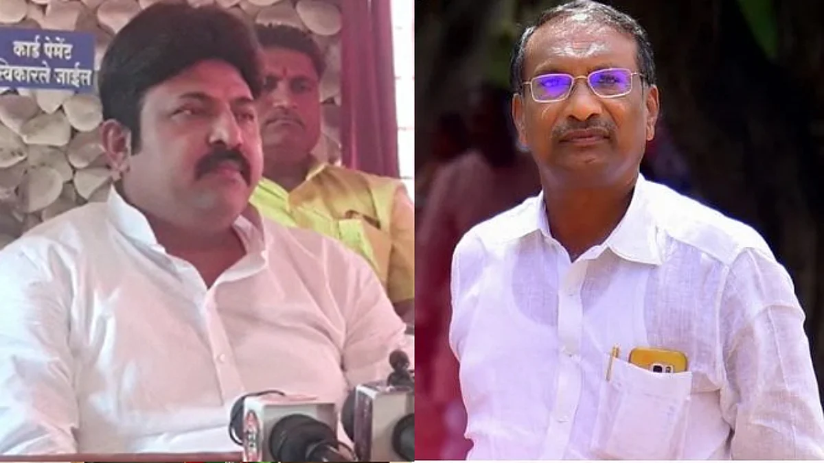 राष्ट्रवादी काँग्रेसचे नेते राजन पाटील आणि उमेश पाटील.
