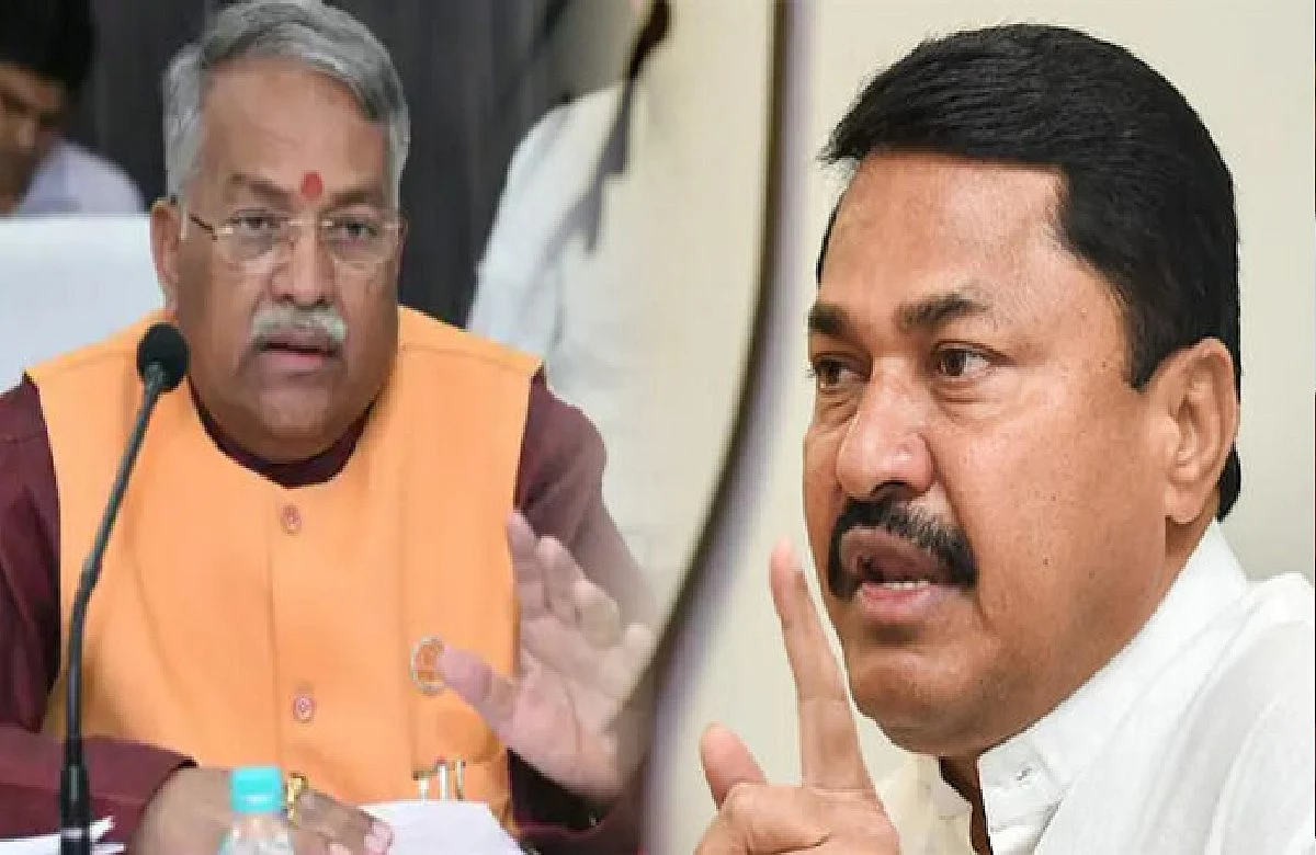 Congress Leader Nana Patole Taunts Chandrkant Khaire regarding his statement about congress