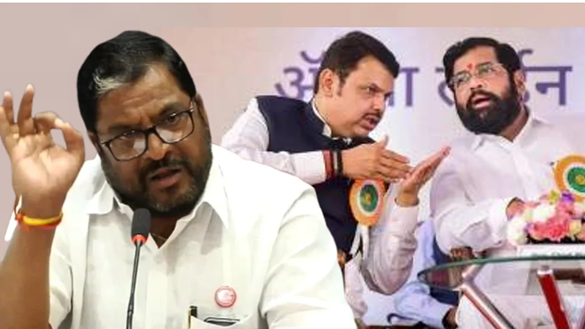 Raju Shetti, Eknath Shinde And Devendra Fadnavis