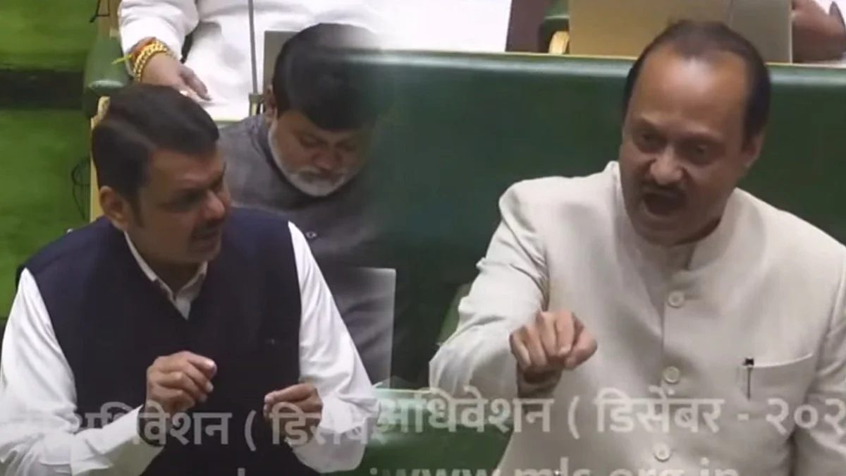 ajit pawar aggressive in maharashtra assembly for abdul sattar resignation